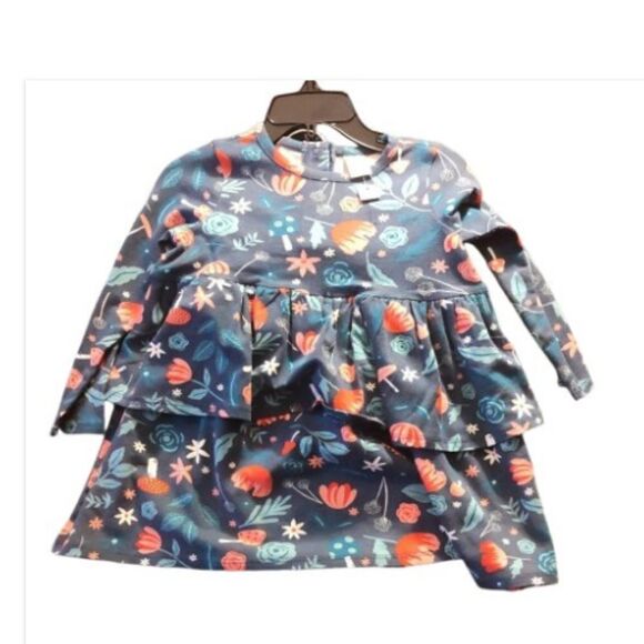 Tucker + Tate 2piece set, Navy denim Fungi floral, nwt - Picture 2 of 6